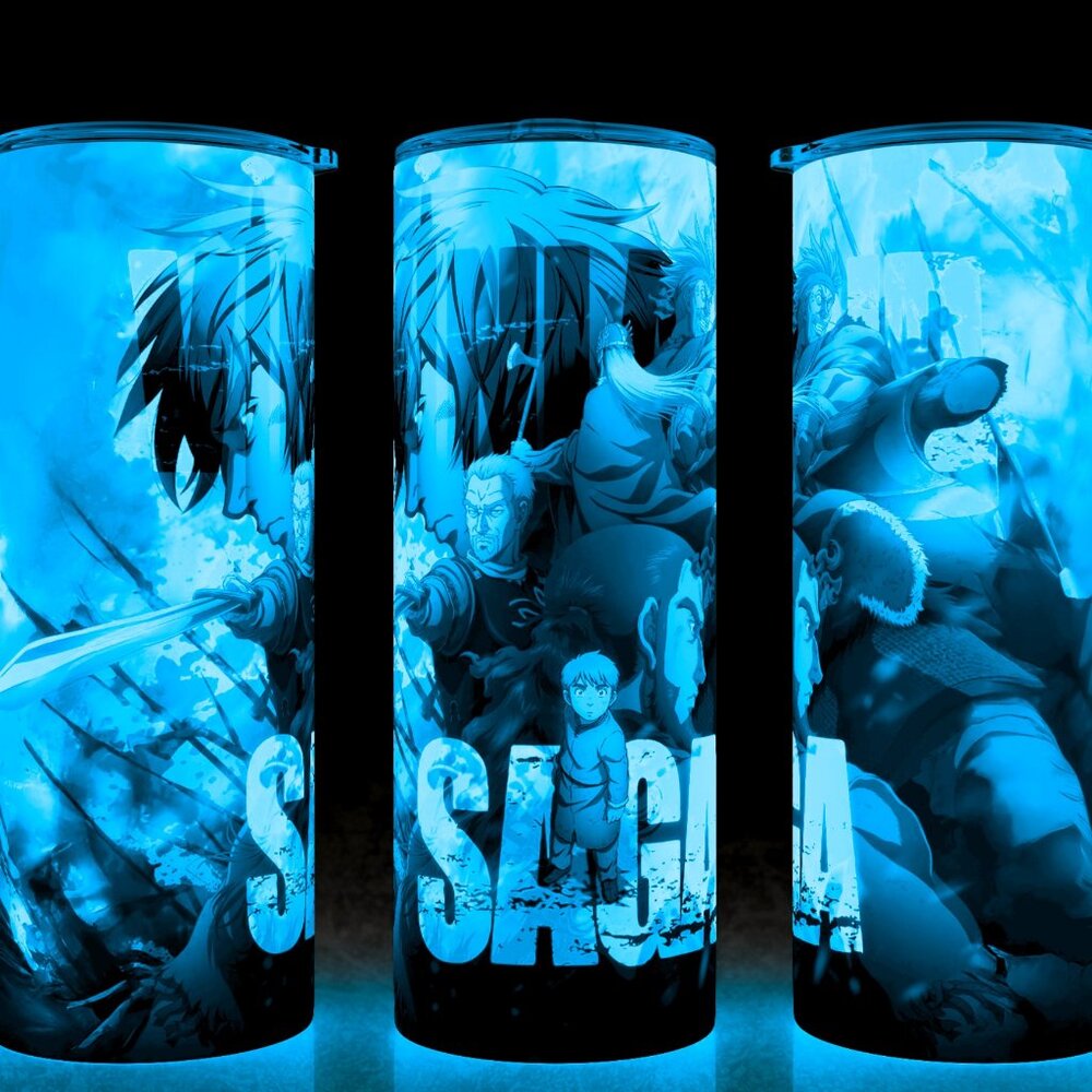 Glow in the Dark Vinland Saga Anime Cup Mug Tumbler 20oz
